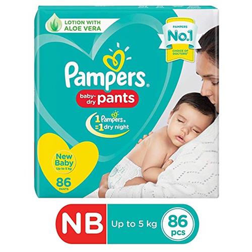 PAMPERS PANTS NB UP TO 5Kg 86N